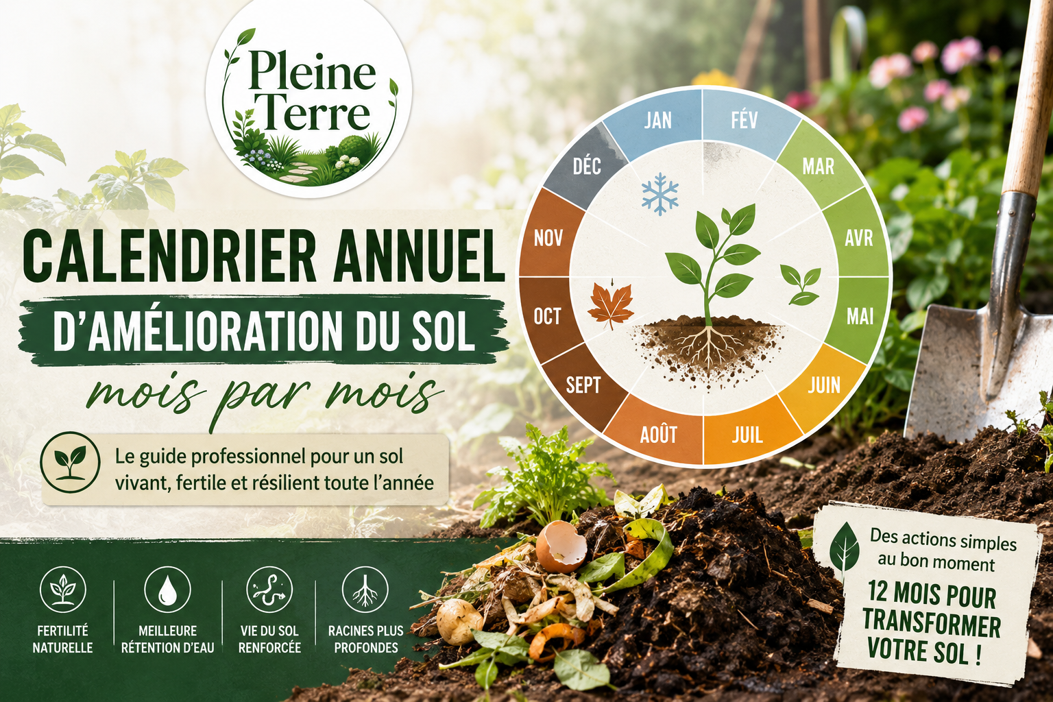 Calendrier d'amélioration du sol