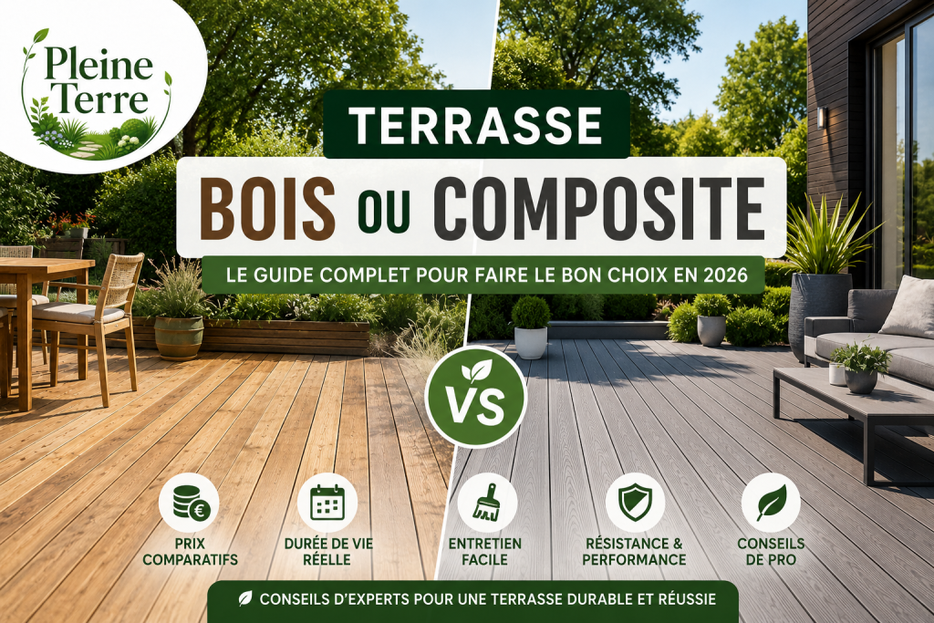 Comparaison terrasse bois vs composite