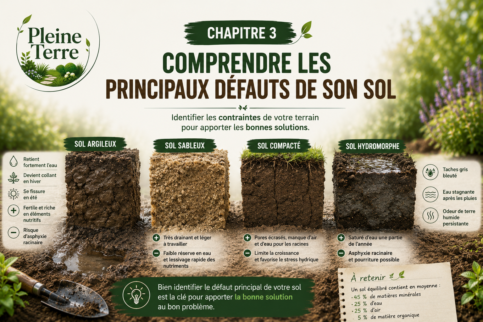 Comprendre les défauts du sol