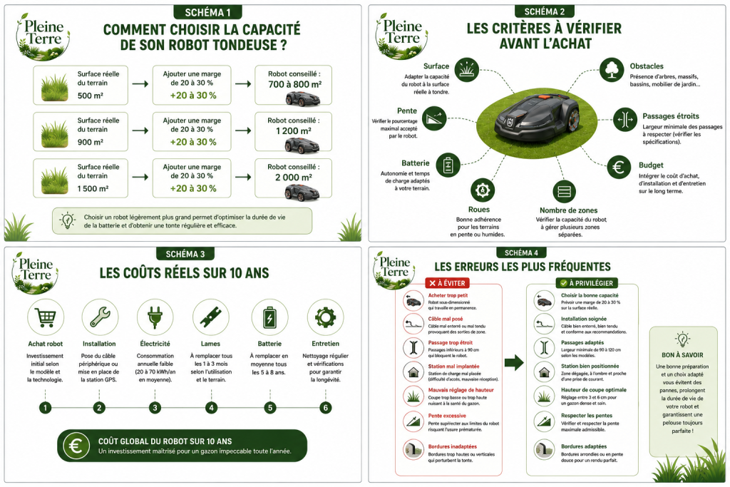 Conseils pour choisir un robot tondeuse