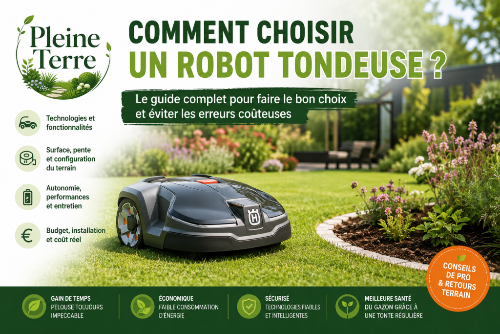 Guide pour choisir un robot tondeuse