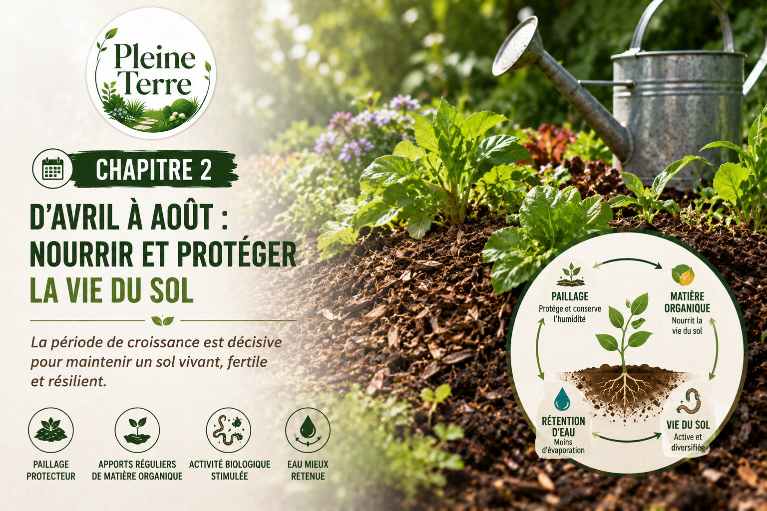 Jardinage Nourrir et protéger le sol