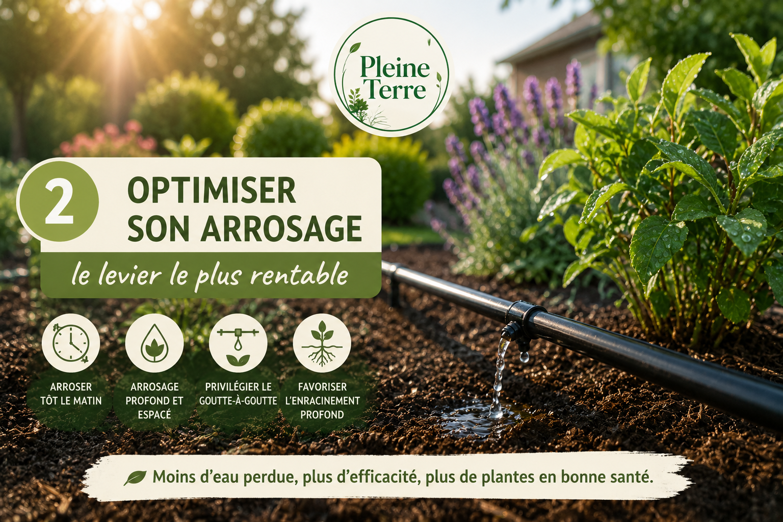 Optimiser son arrosage au jardin