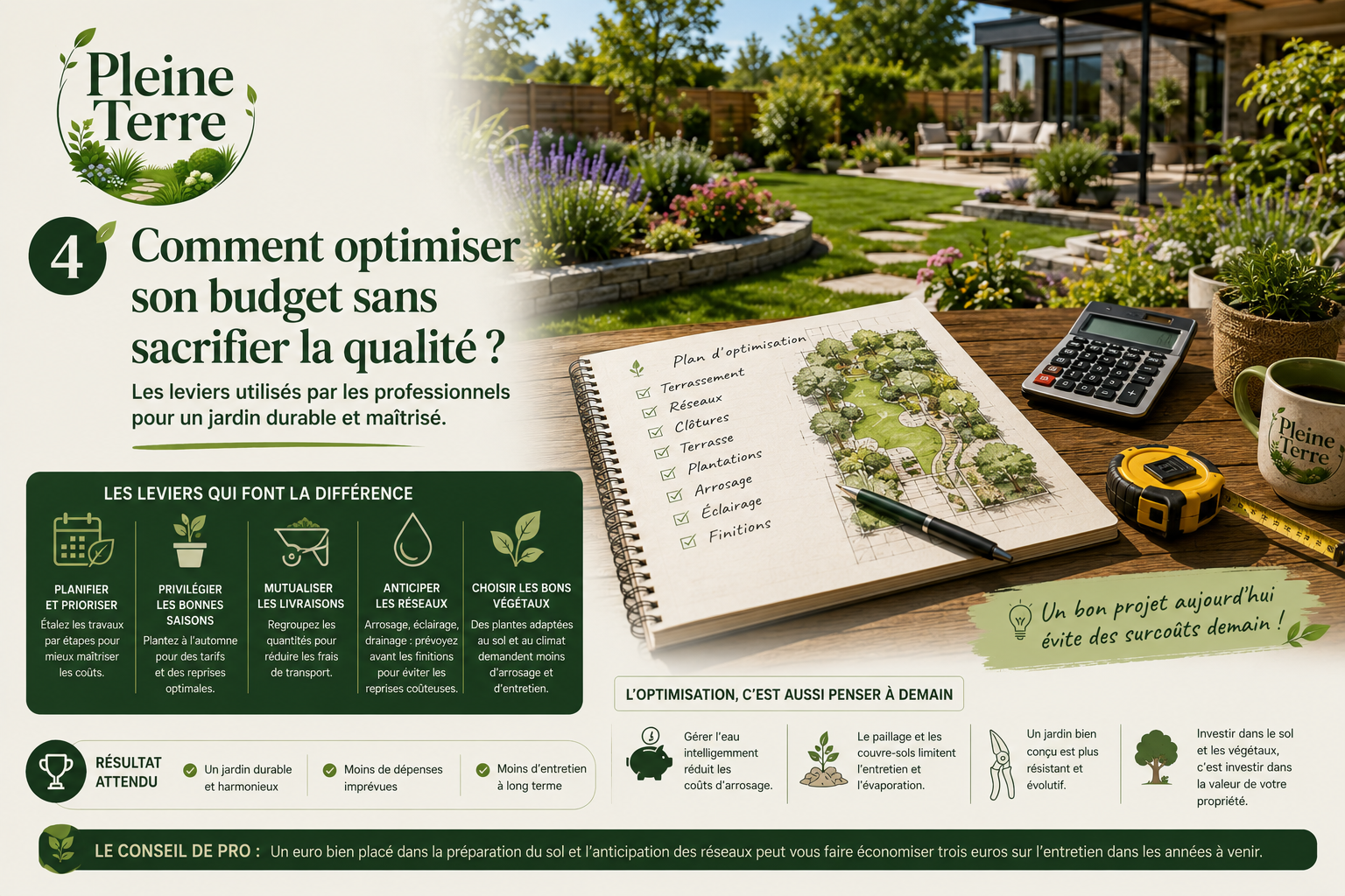 Optimiser son jardin avec stratégie