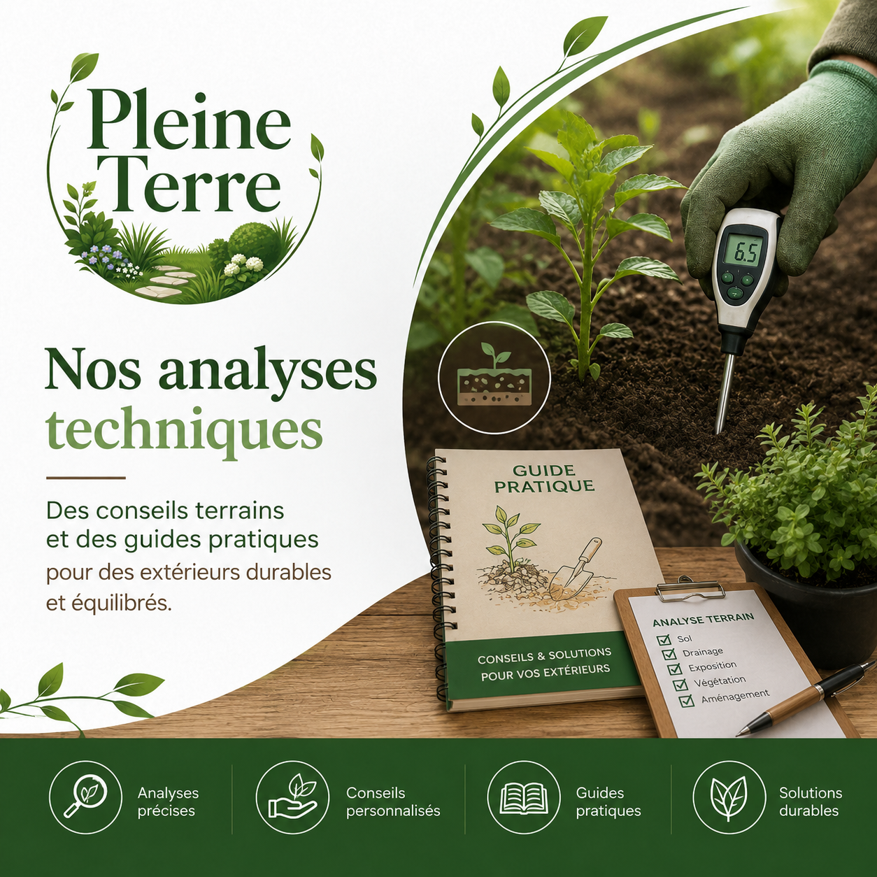 Analyse de sol et conseils pratiques