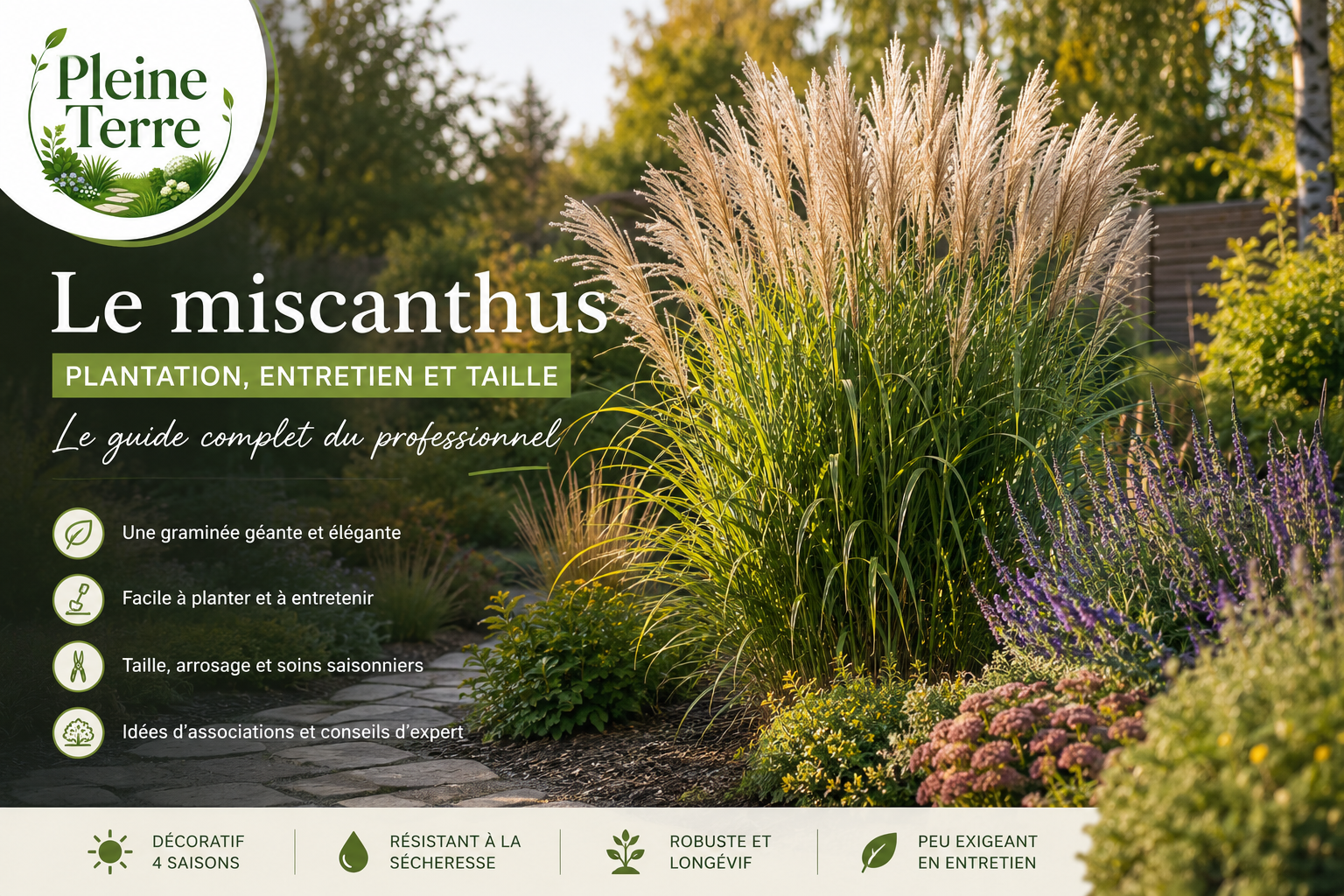 Guide du miscanthus au jardin