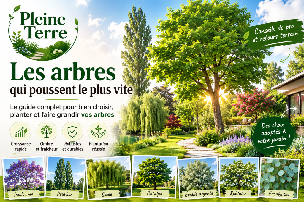 Le guide des arbres rapides à pousser