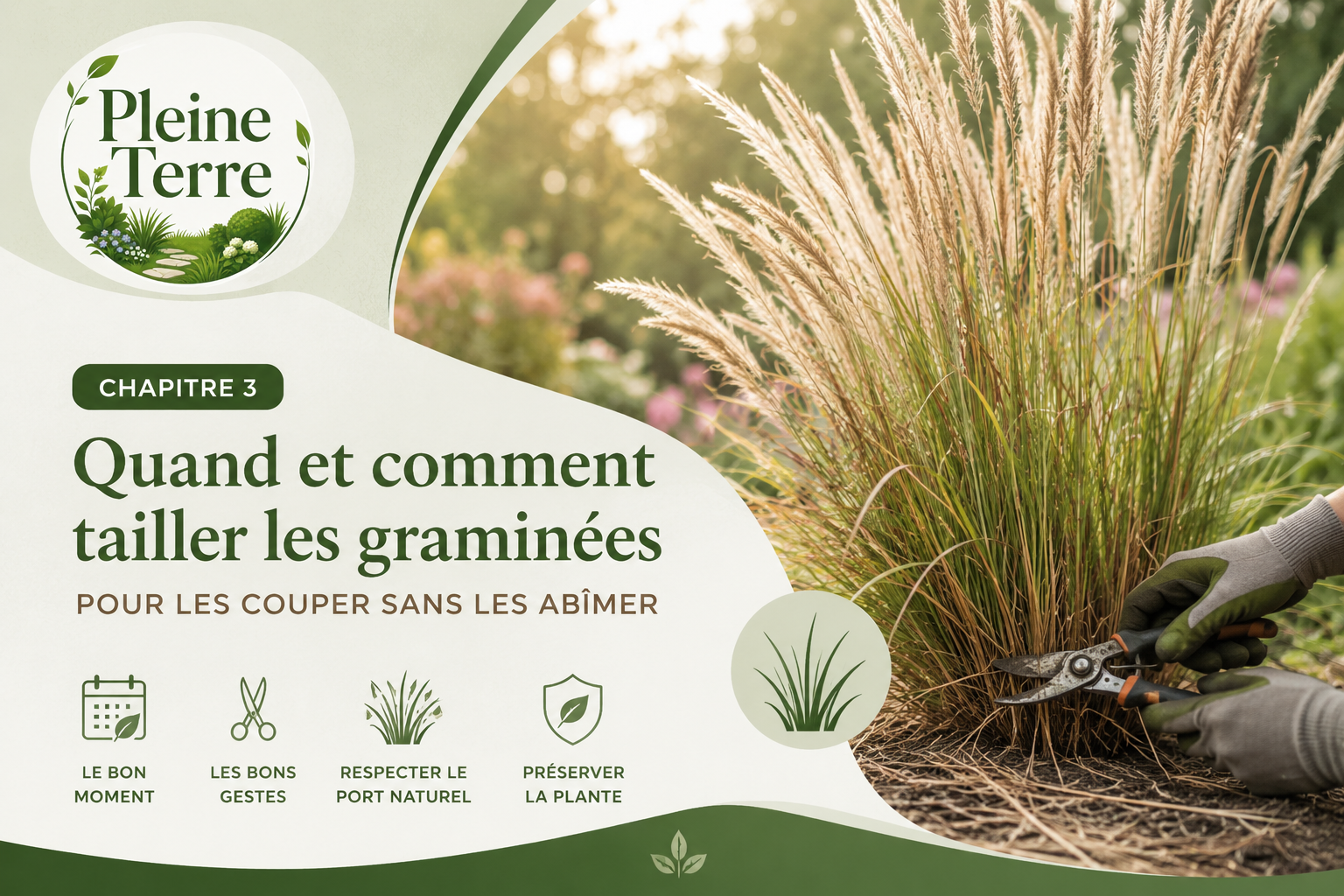 Quand tailler les graminées