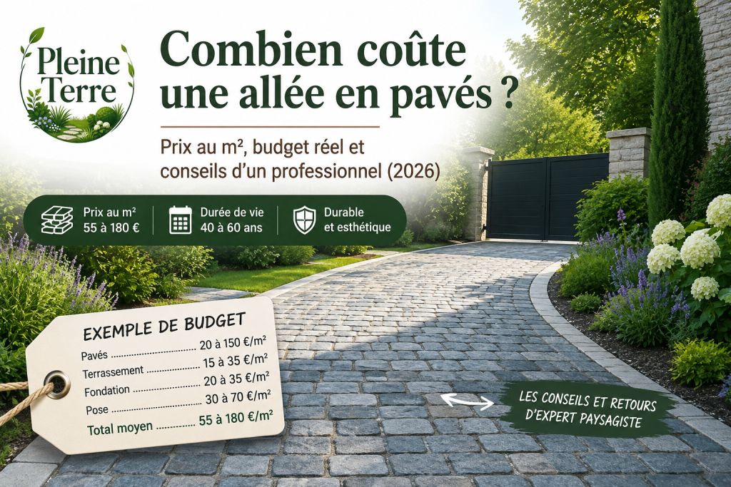 Combien coûte une allée en pavés