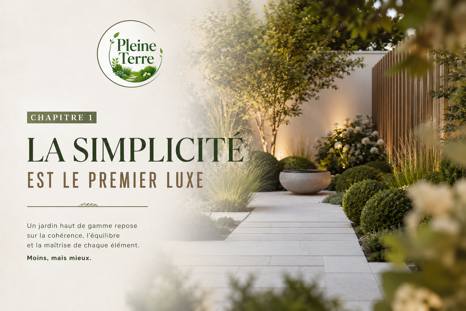 La simplicité, premier luxe du jardin