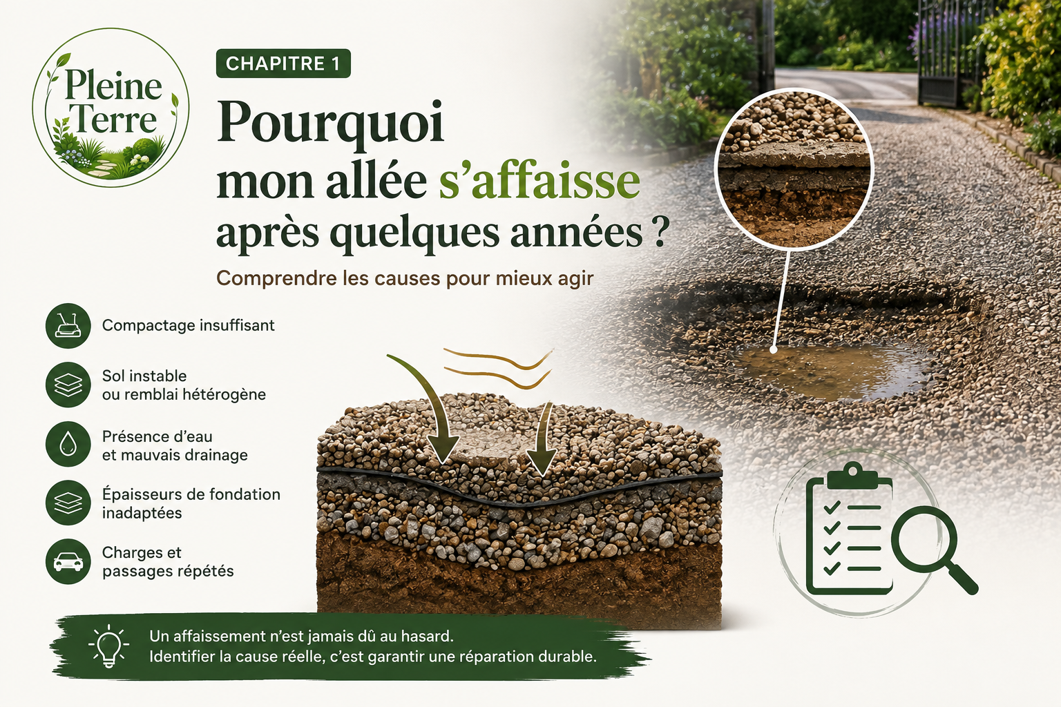 Pourquoi mon allée s’affaisse 2