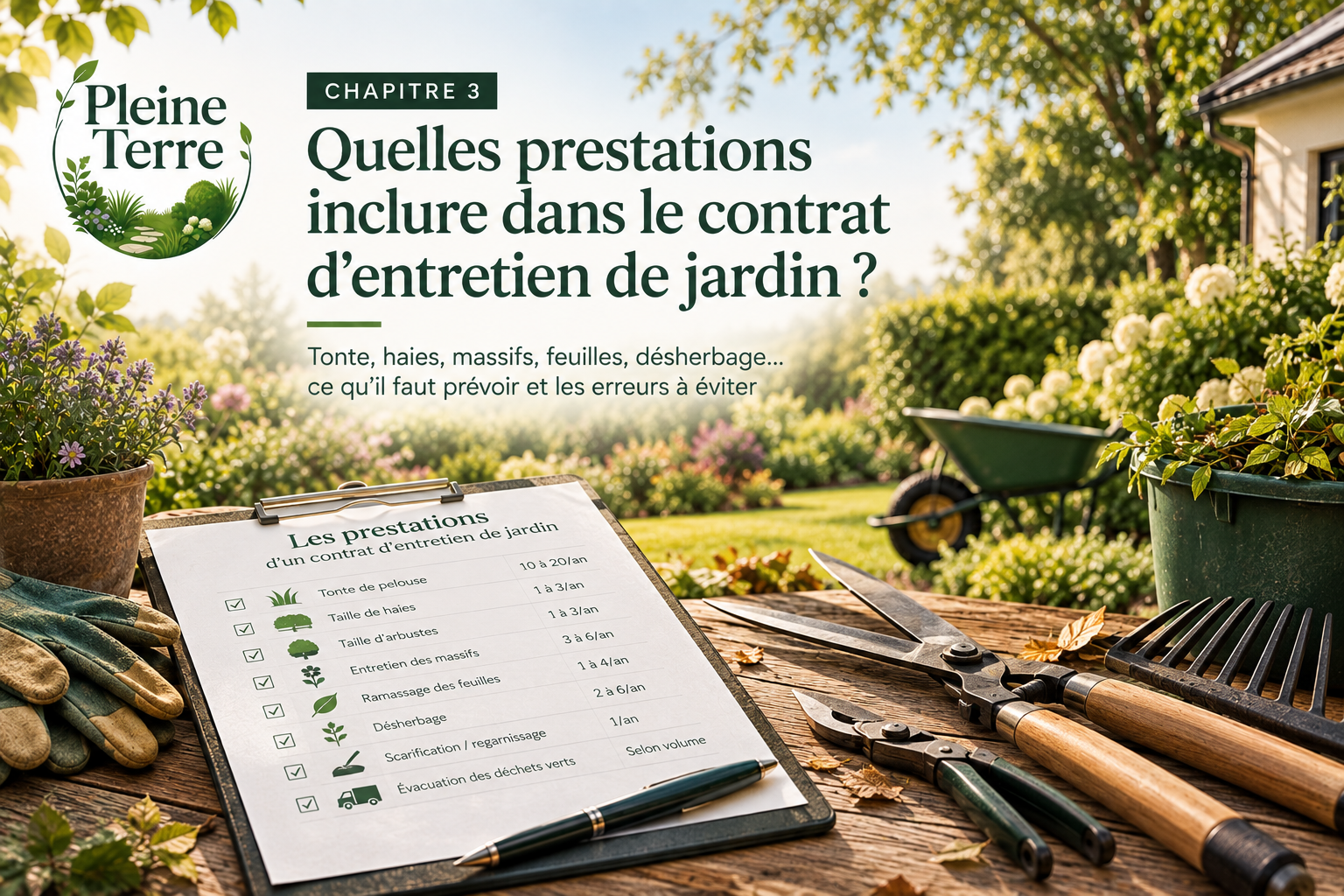 Guide pratique de l’entretien du jardin