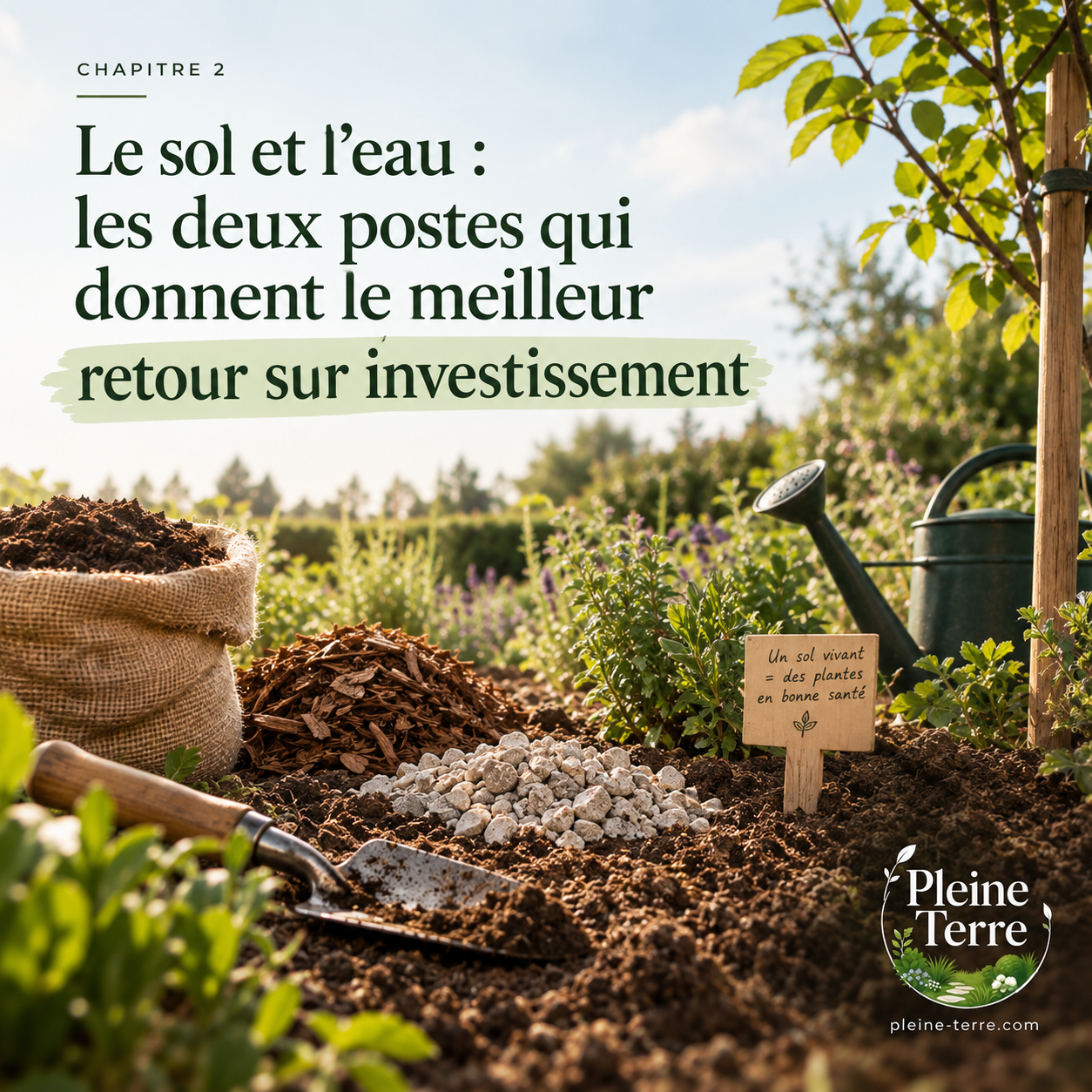 Le sol et l’eau meilleur investissement