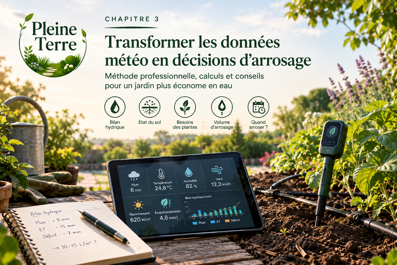Transformer les Données Météo en Arrosage Décisif