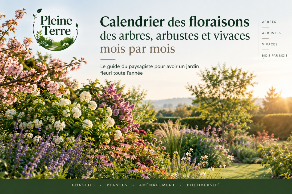 Calendrier des floraisons au jardin