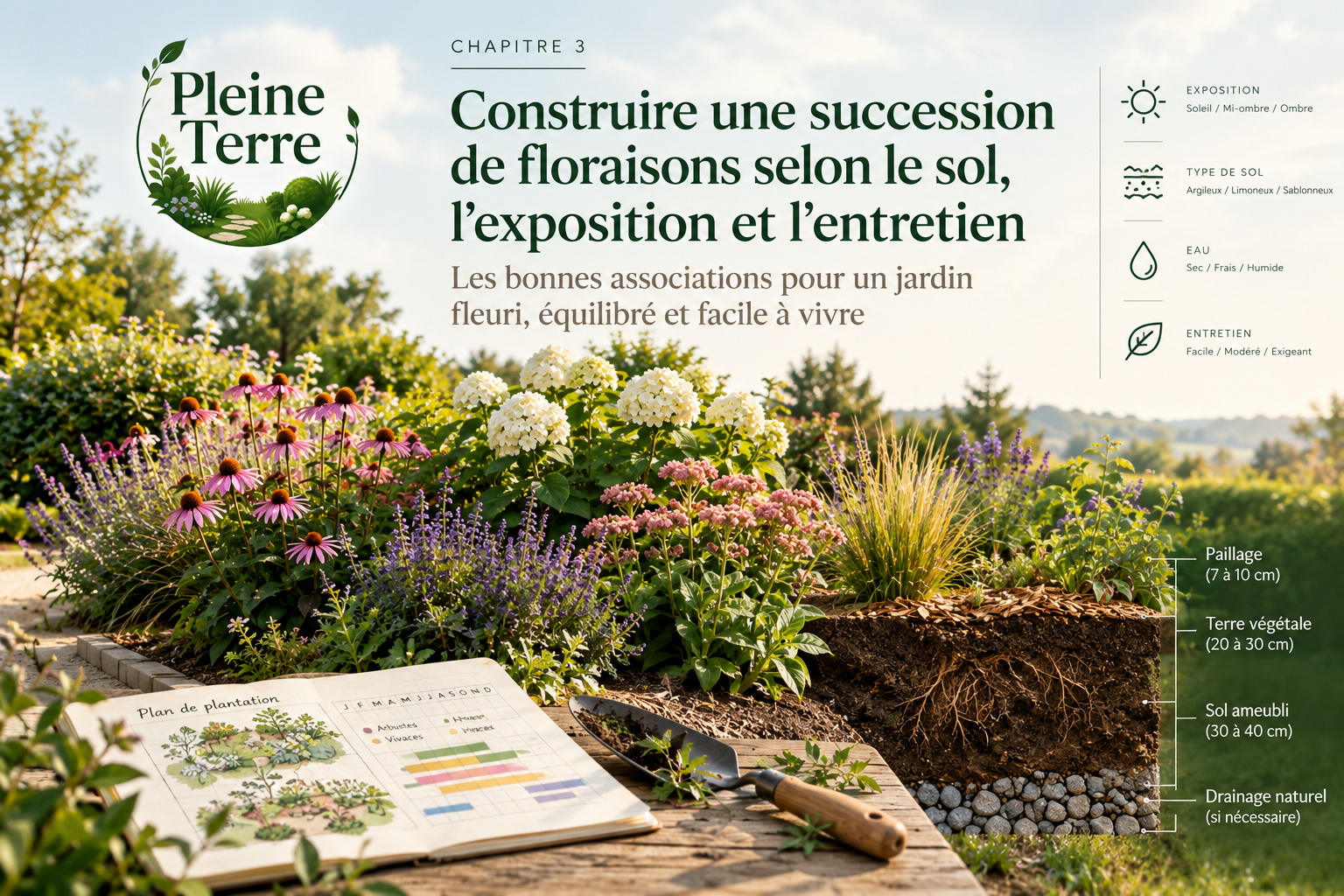 Construire la floraison