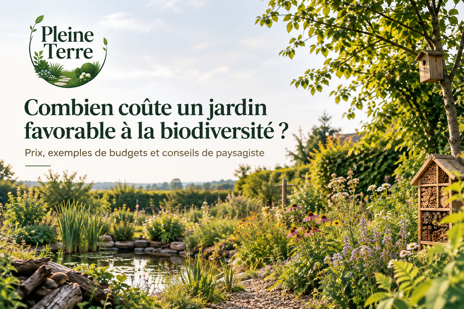 Jardin favorable à la biodiversité